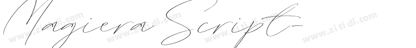 Magiera Script字体转换